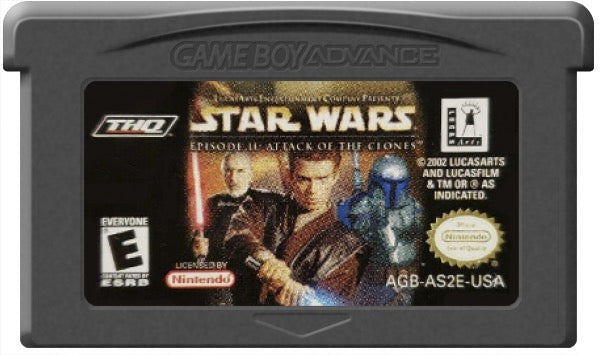 Star Wars Episode II Attack of the Clones Cartridge