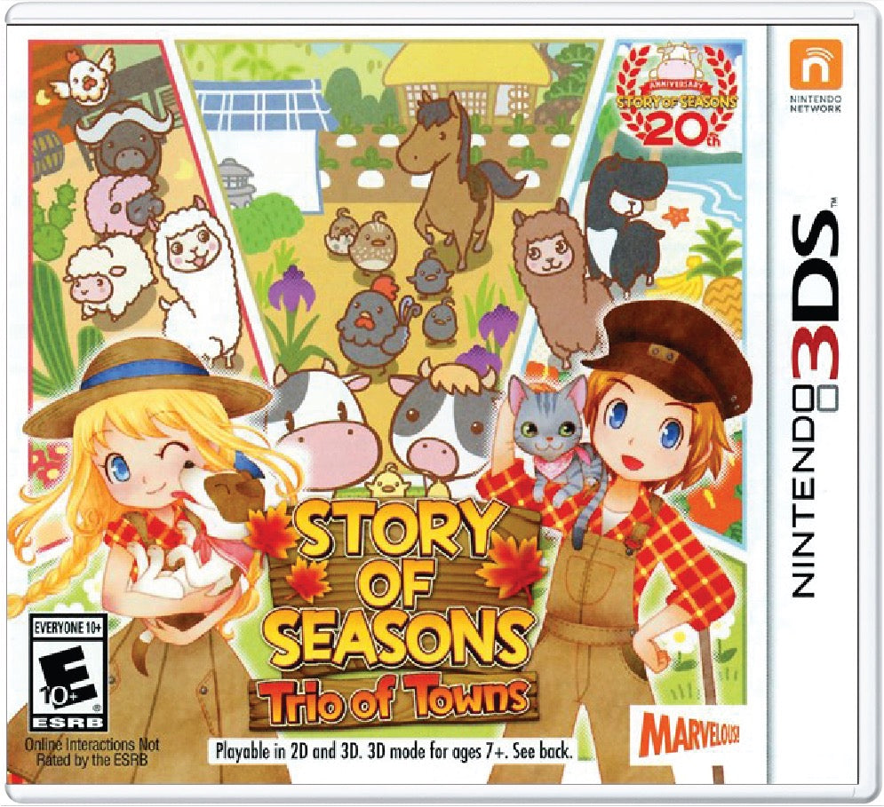 Story of Seasons Trio of Towns Cover Art