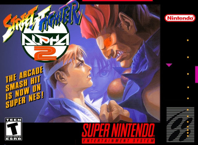 Street Fighter Alpha 2 Cover Art
