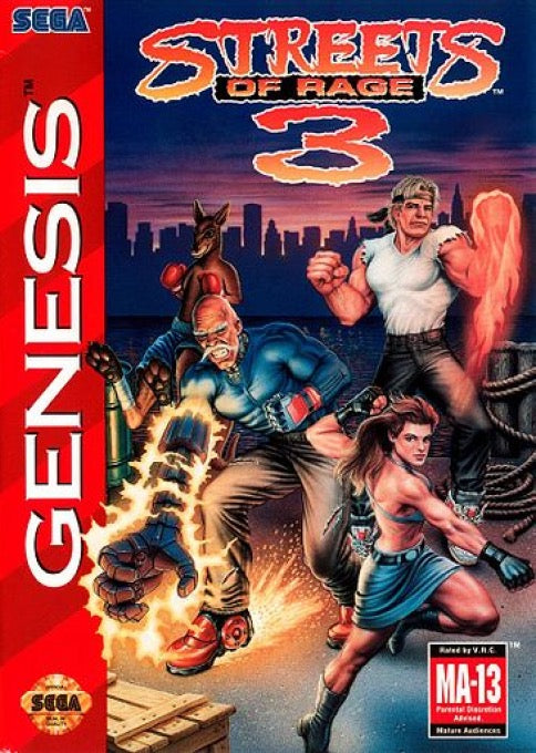 Streets of Rage 3 Cover Art