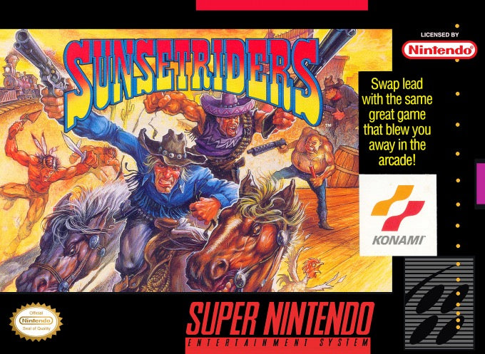 Sunset Riders Cover Art