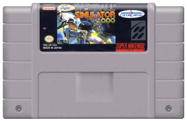 Super Baseball Simulator 1.000 Cartridge
