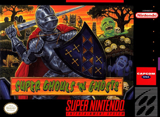 Super Ghouls N Ghosts Cover Art