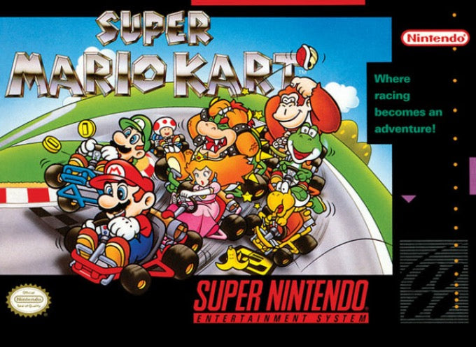 Super Mario Kart Cover Art