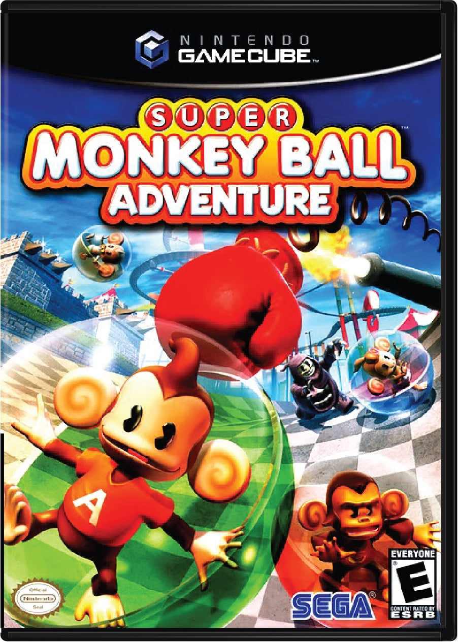 Super Monkey Ball Adventure Cover Art and Product Photo