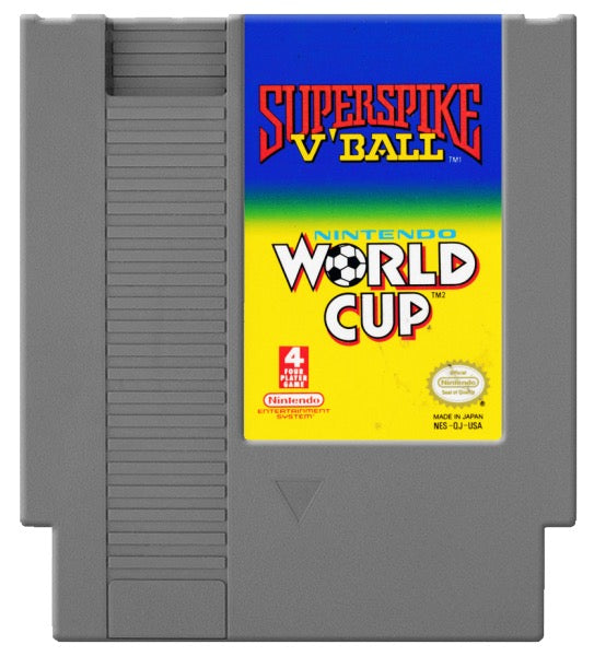 Super Spike Volleyball and World Cup Soccer Cover Art and Product Photo