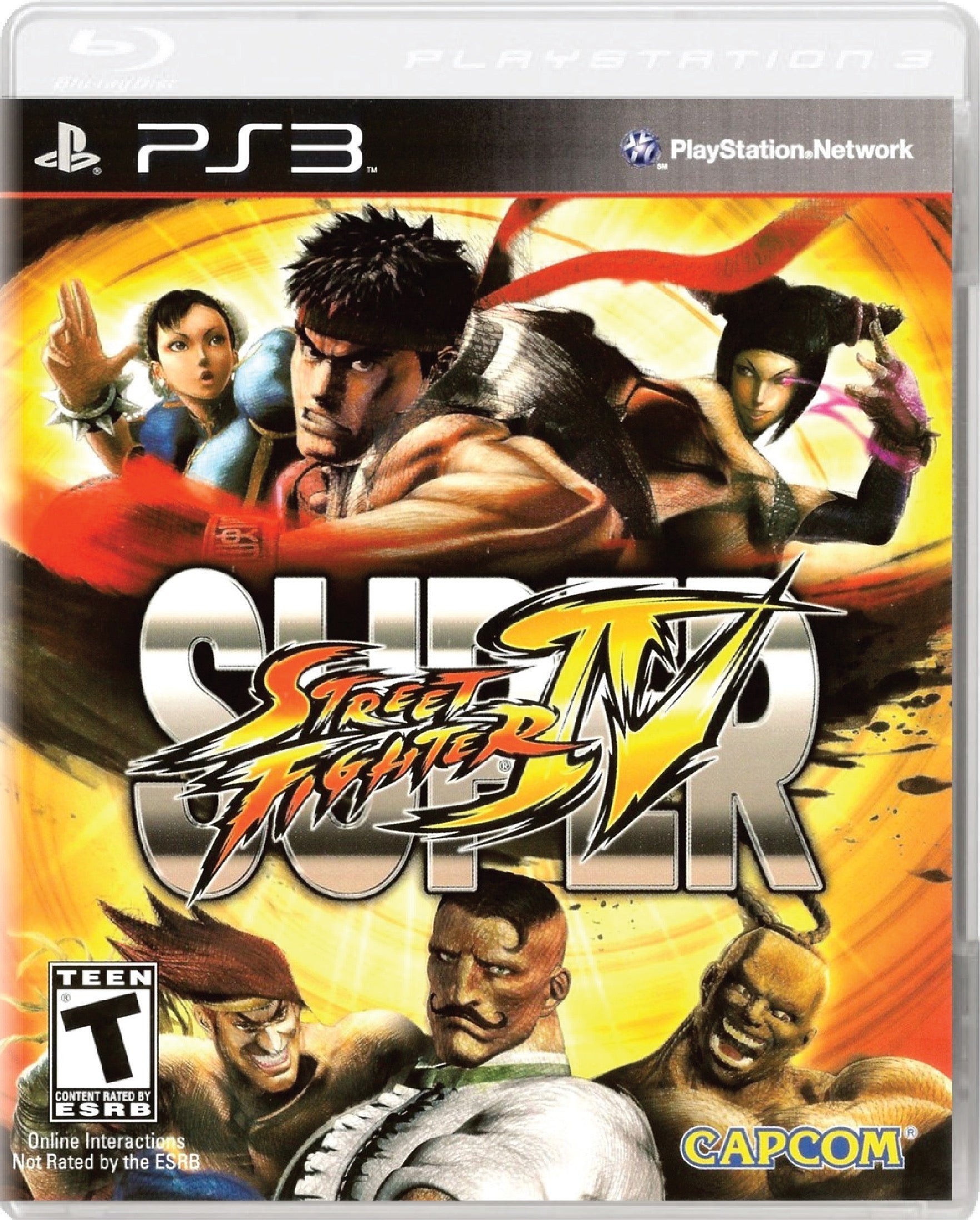 Super Street Fighter IV Cover Art