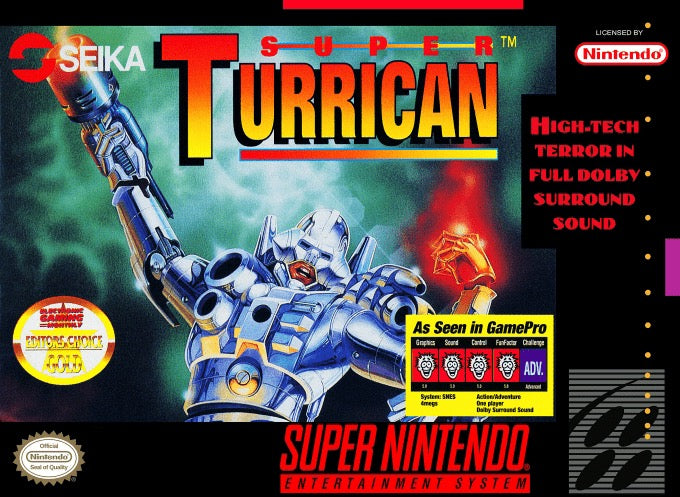Super Turrican Cover Art