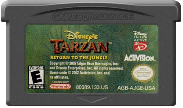 Tarzan Return to the Jungle Cartridge