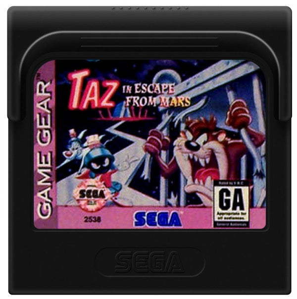 Taz in Escape from Mars Cartridge