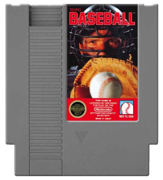 Tecmo Baseball Cover Art and Product Photo