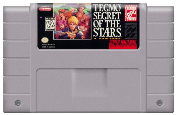 Tecmo Secret of the Stars Cartridge