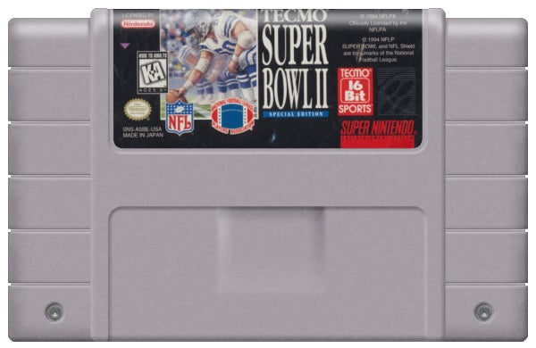 Tecmo Super Bowl II Special Edition Cartridge