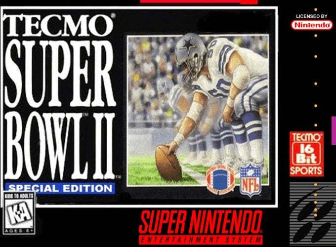 Tecmo Super Bowl II Special Edition Cover Art