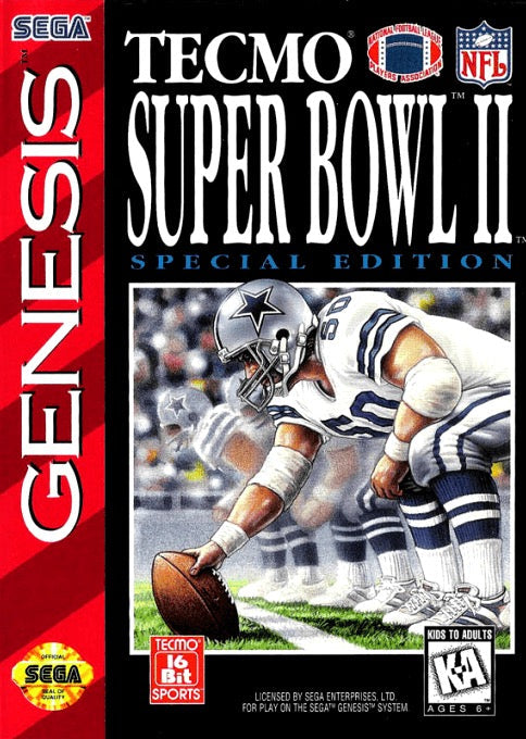 Tecmo Super Bowl II Special Edition Cover Art