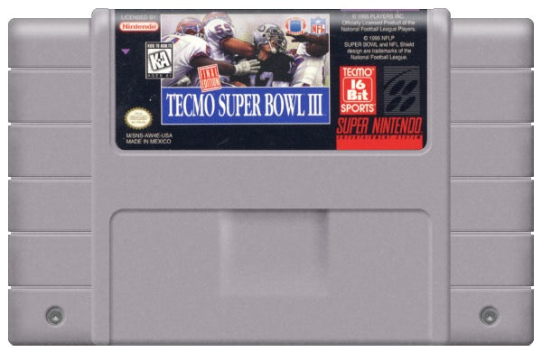 Tecmo Super Bowl III Cartridge