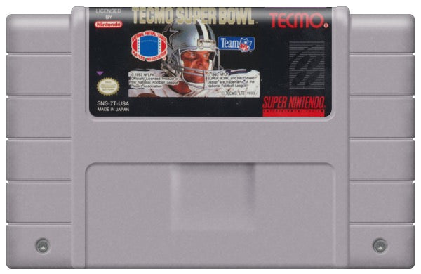 Tecmo Super Bowl Cartridge