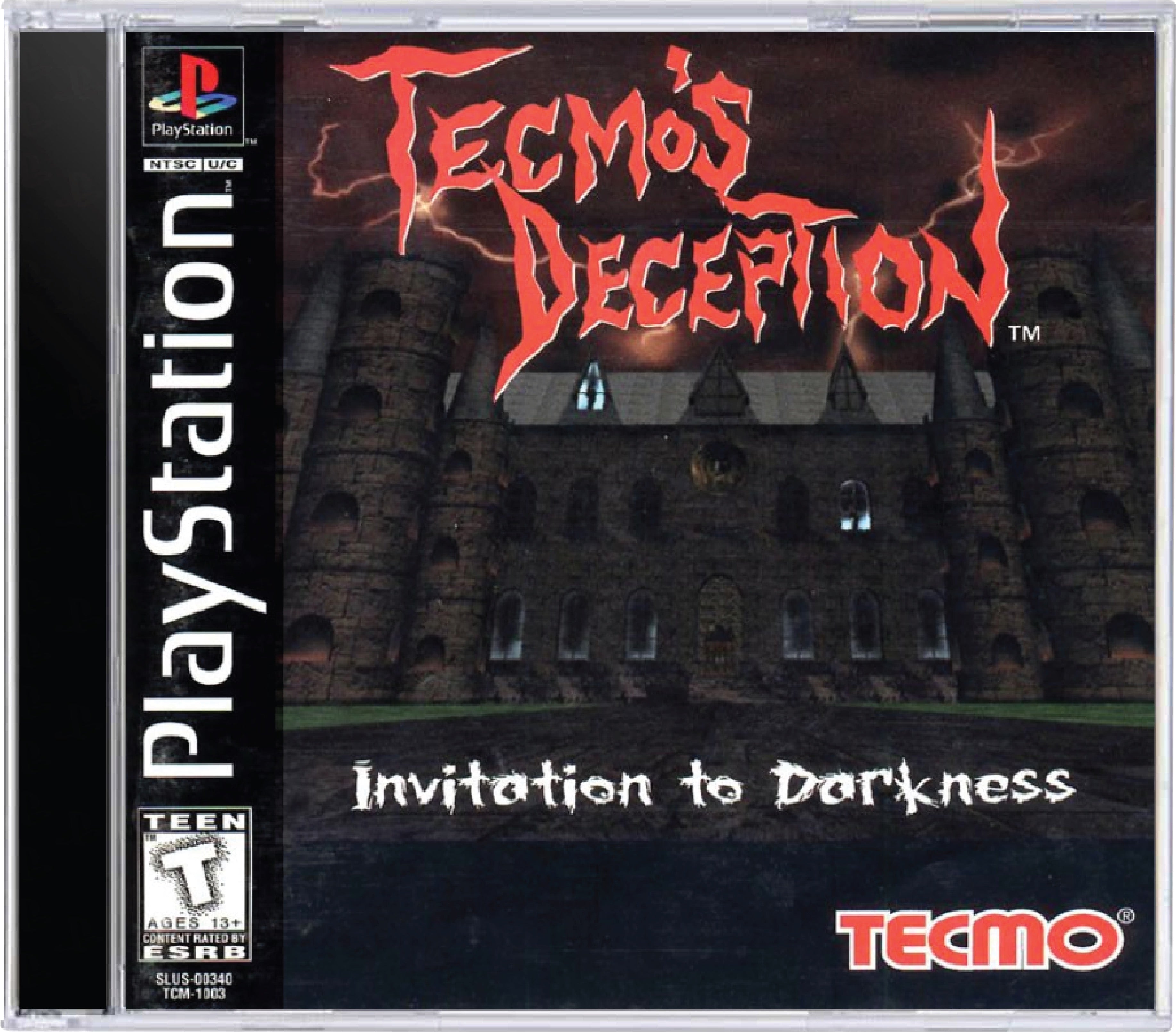 Tecmo's Deception Invitation to Darkness Cover Art and Product Photo