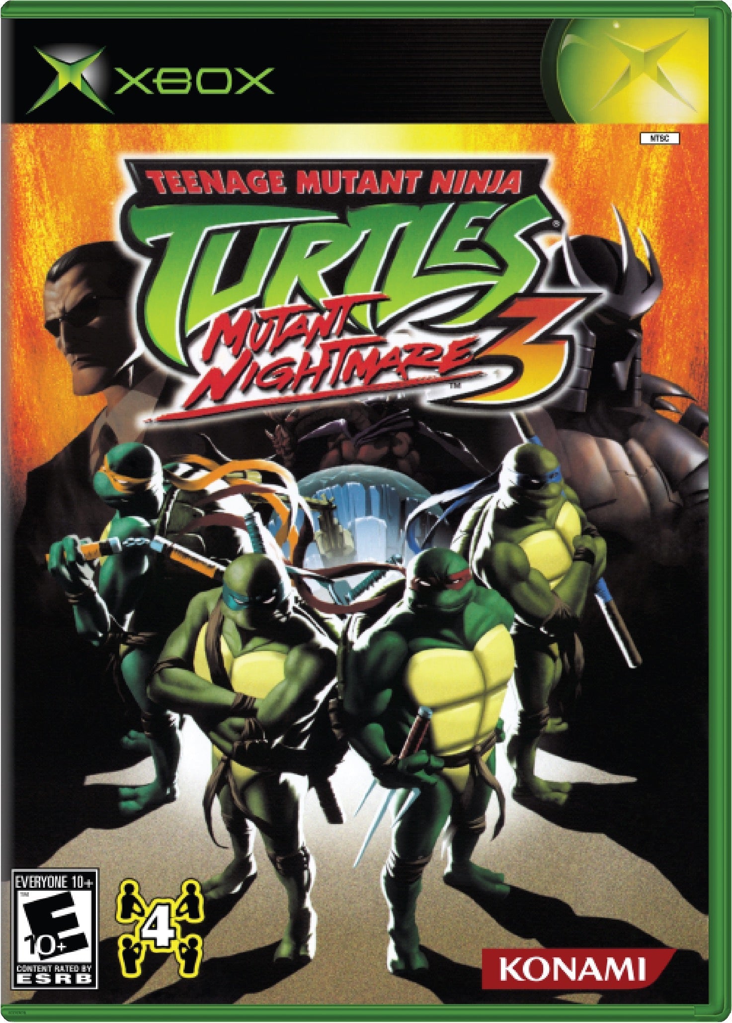 Teenage Mutant Ninja Turtles 3 Mutant Nightmare Cover Art