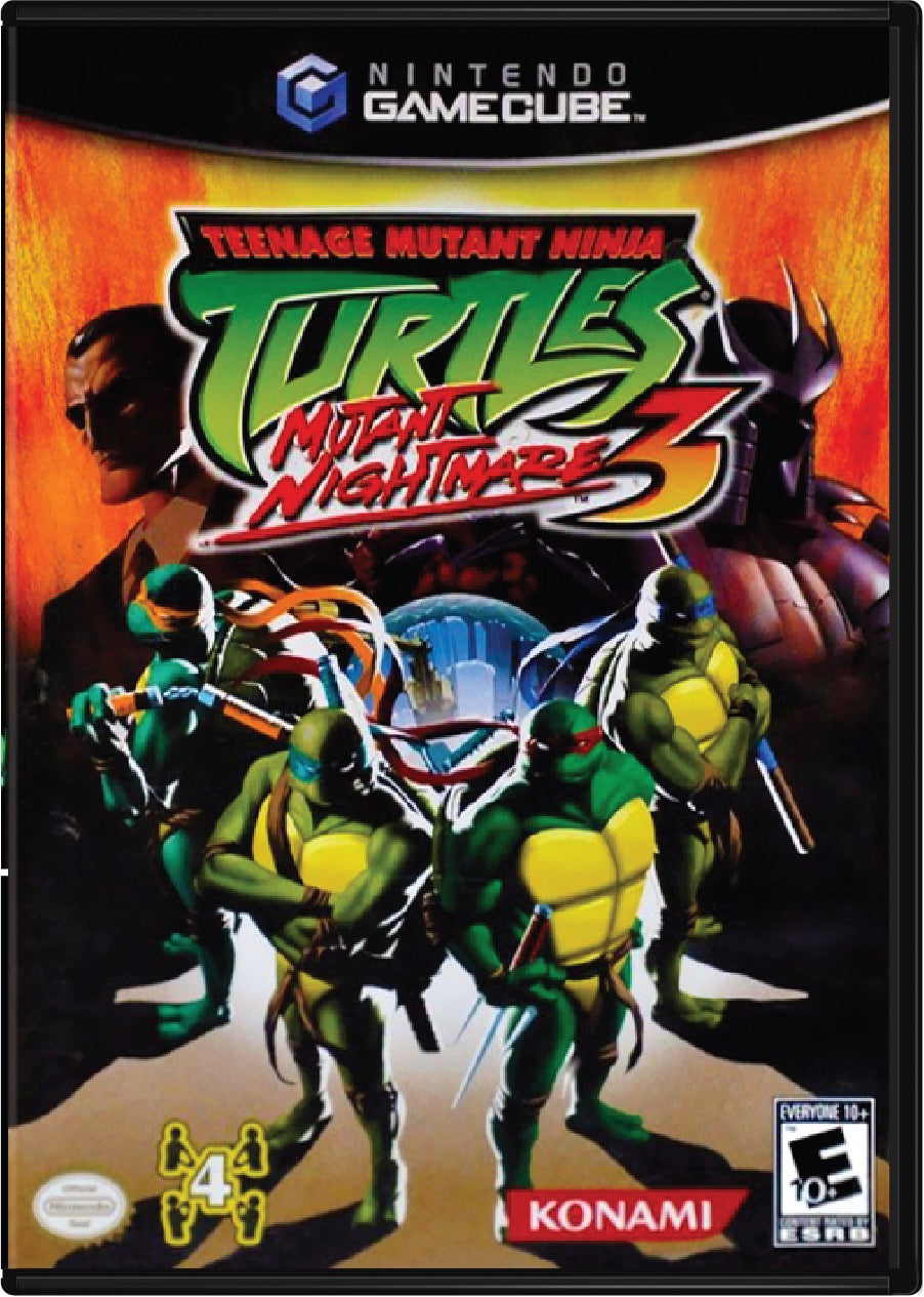 Teenage Mutant Ninja Turtles 3 Mutant Nightmare Cover Art and Product Photo