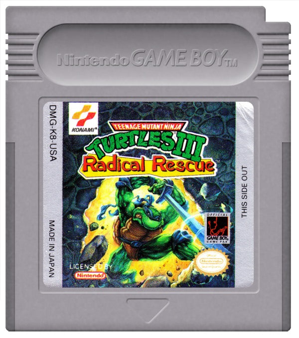 Teenage Mutant Ninja Turtles III Radical Rescue Cartridge