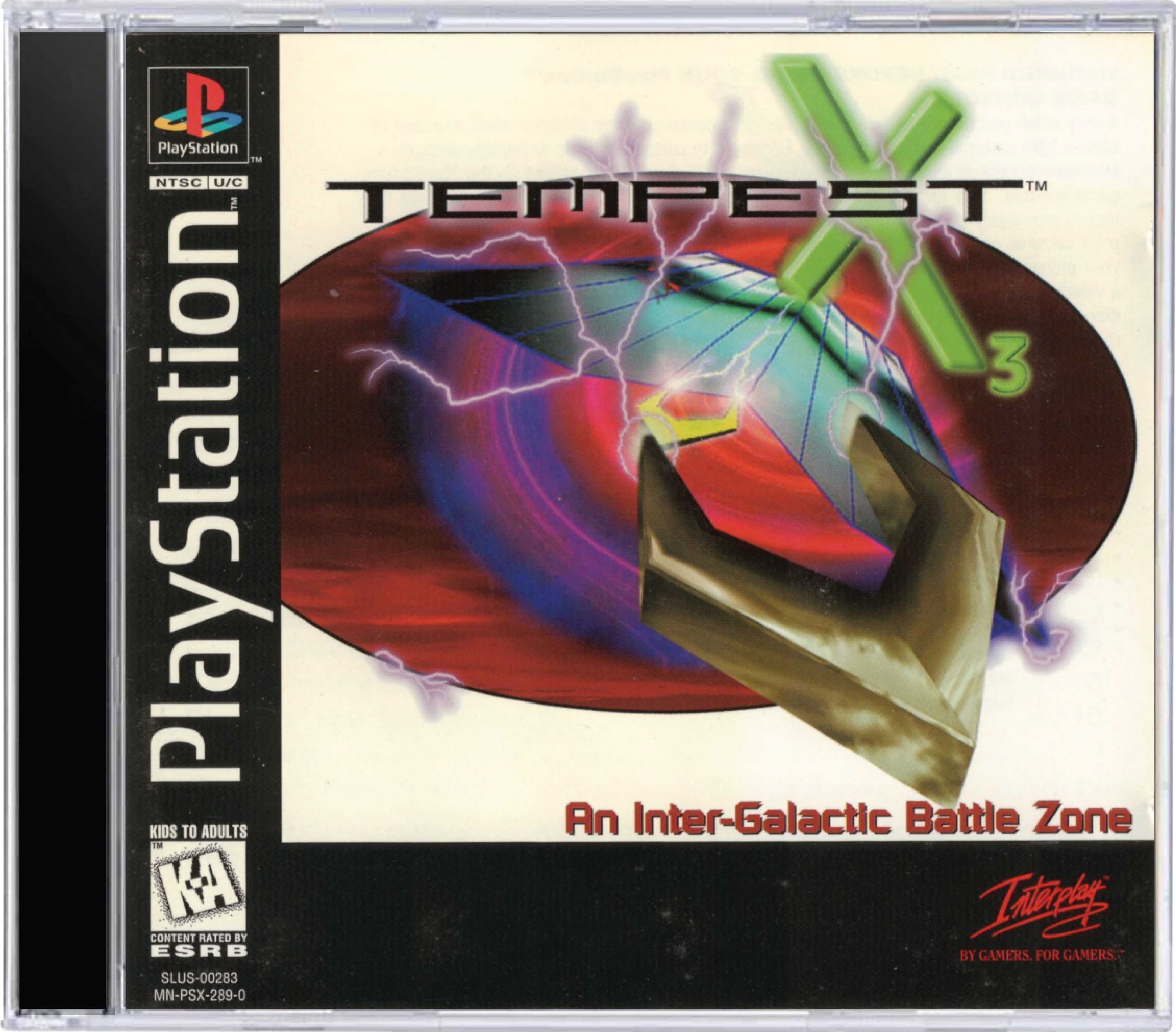 Tempest X3 An Inter-Galactic Battle Zone Cover Art and Product Photo
