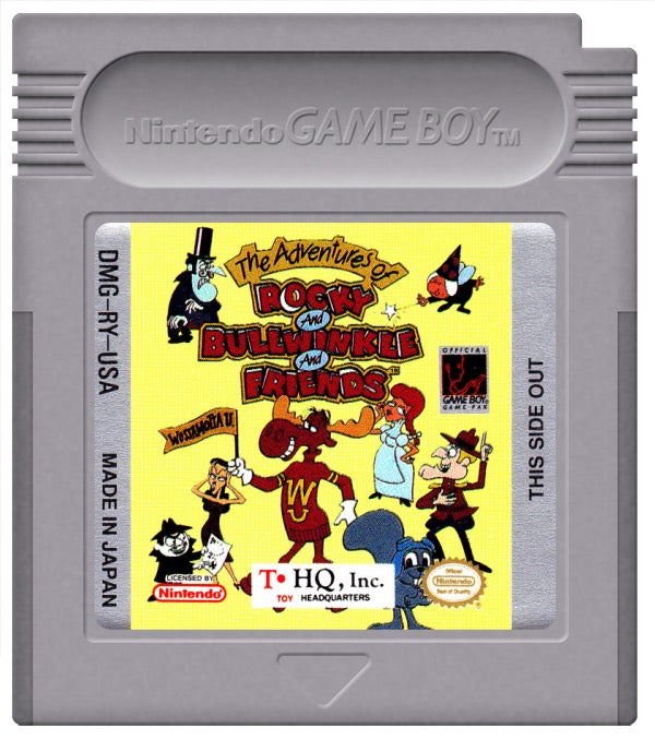 The Adventures of Rocky and Bullwinkle and Friends Cartridge