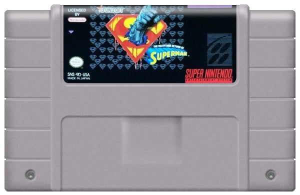 The Death and Return of Superman Cartridge
