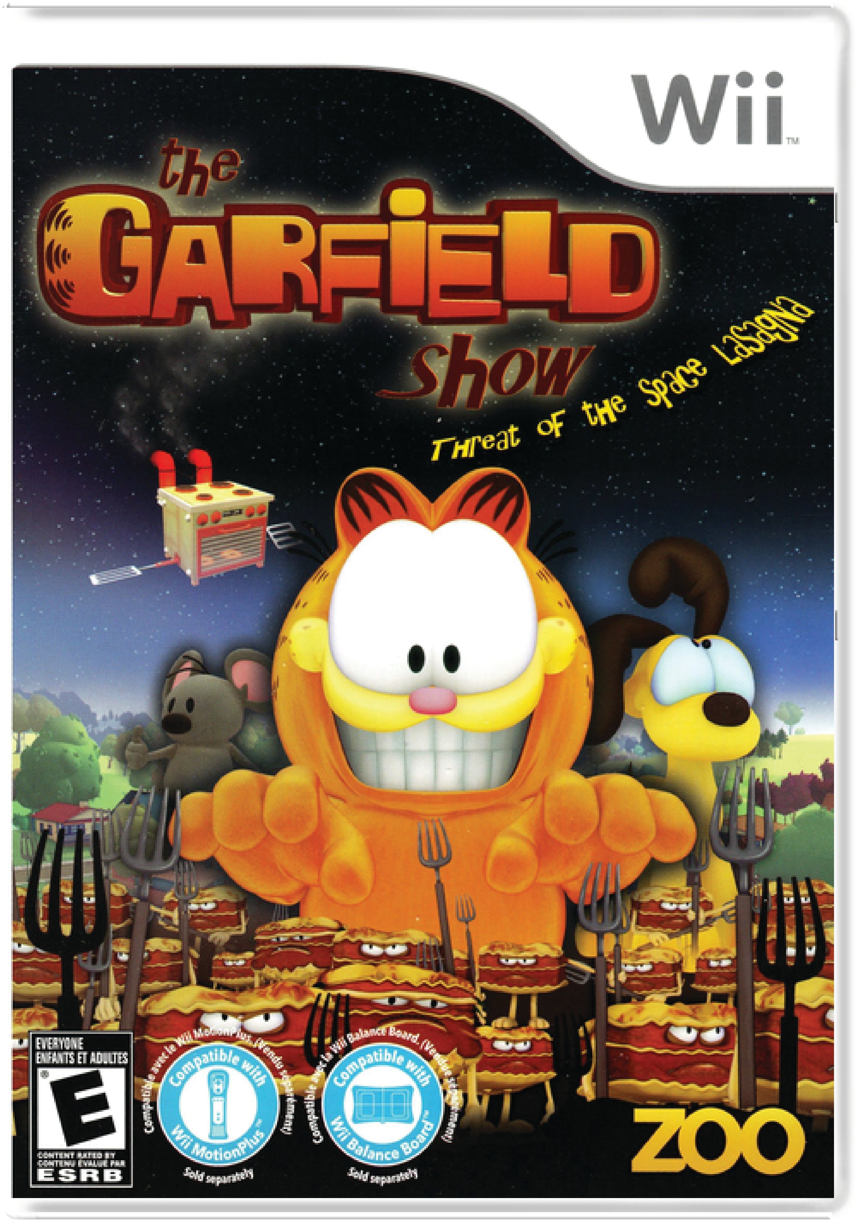 The Garfield Show Threat of the Space Lasagna Cover Art