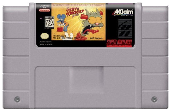The Itchy and Scratchy Game Cartridge
