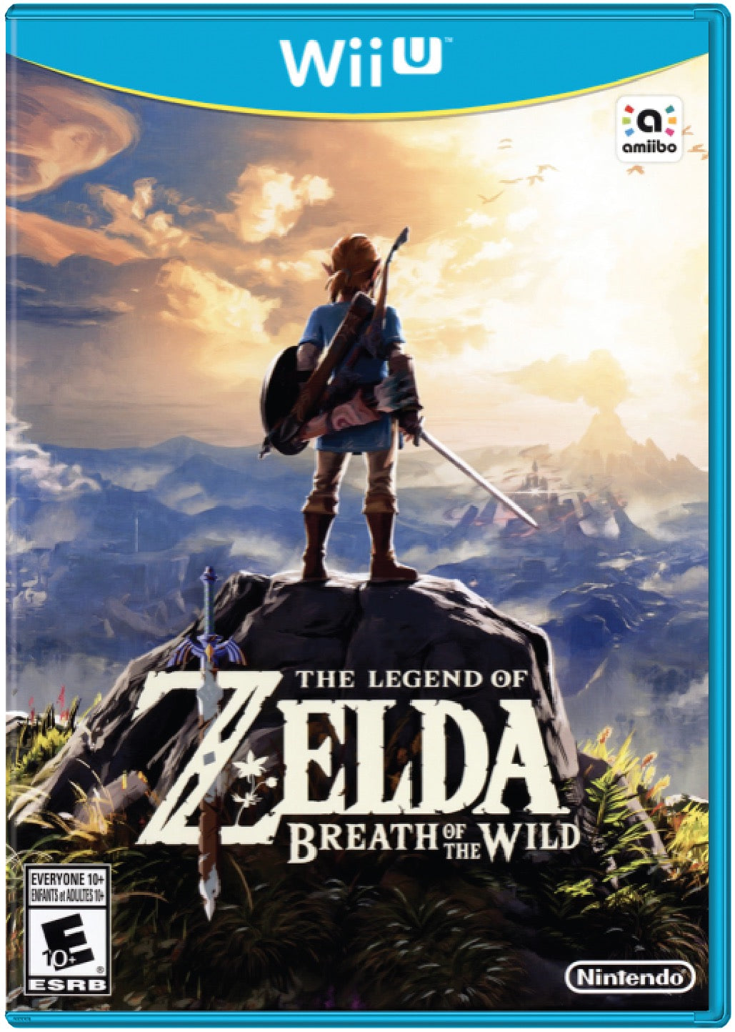 The Legend of Zelda Breath of the Wild Cover Art and Product Photo