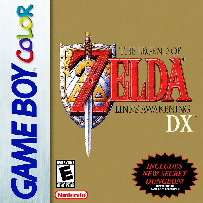 The Legend of Zelda Link's Awakening DX Cover Art