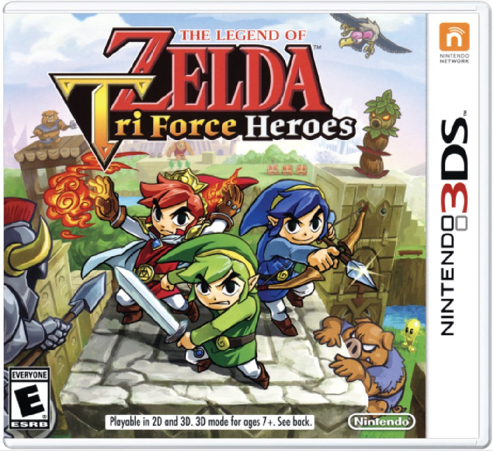 The Legend of Zelda Tri Force Heroes Cover Art