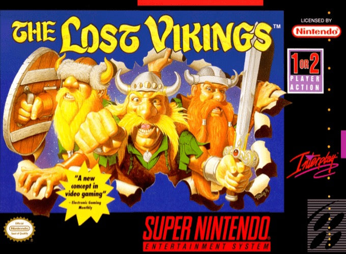 The Lost Vikings Cover Art