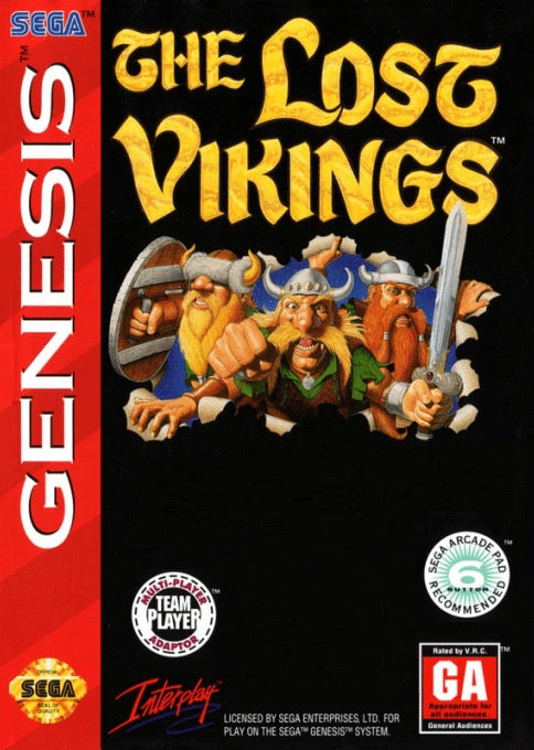 The Lost Vikings Cover Art