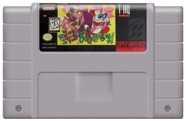 The Ren and Stimpy Show Buckeroos Cartridge