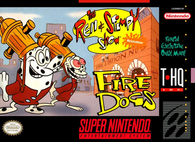 The Ren and Stimpy Show Fire Dogs Cover Art