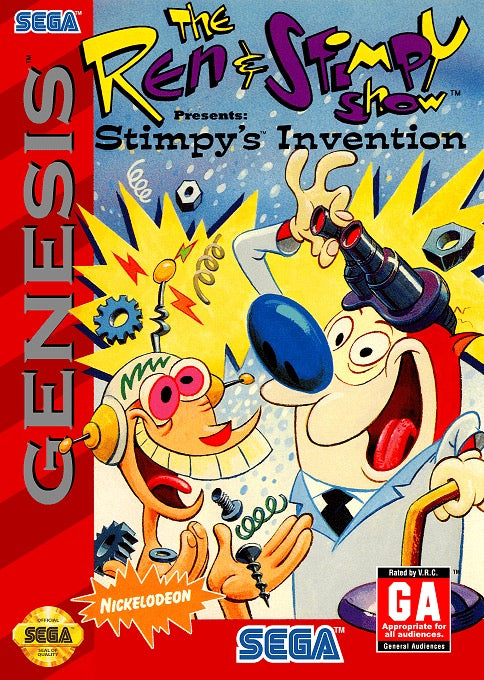 The Ren and Stimpy Show Stimpy's Invention Cover Art