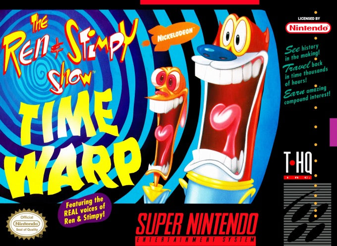 The Ren and Stimpy Show Time Warp Cover Art