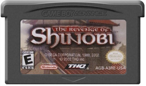 The Revenge of Shinobi Cartridge