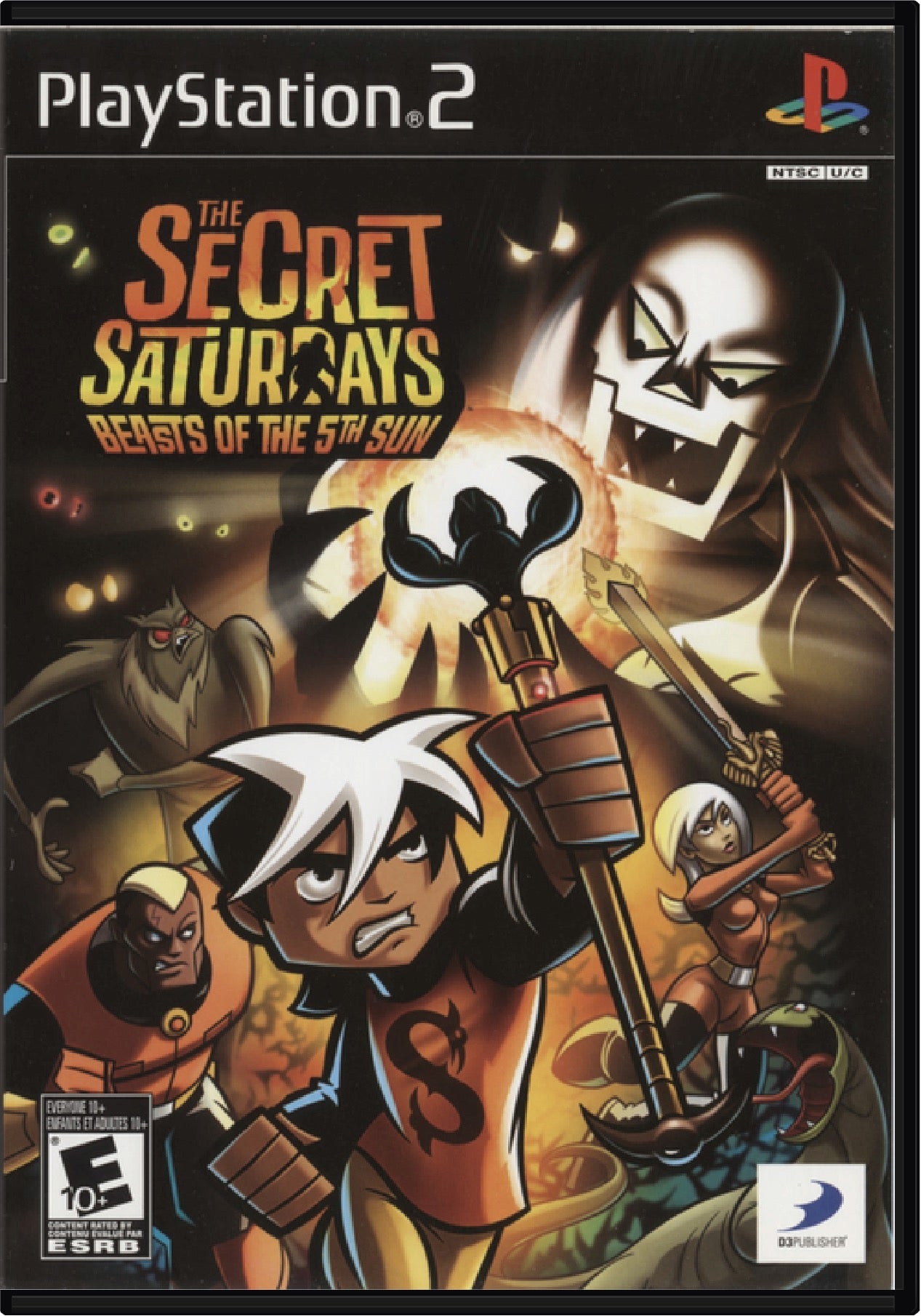 The Secret Saturdays Beasts of The 5th Sun Cover Art and Product Photo