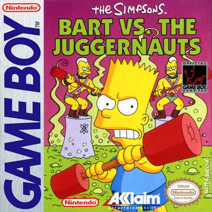 The Simpsons Bart vs the Juggernauts Cover Art