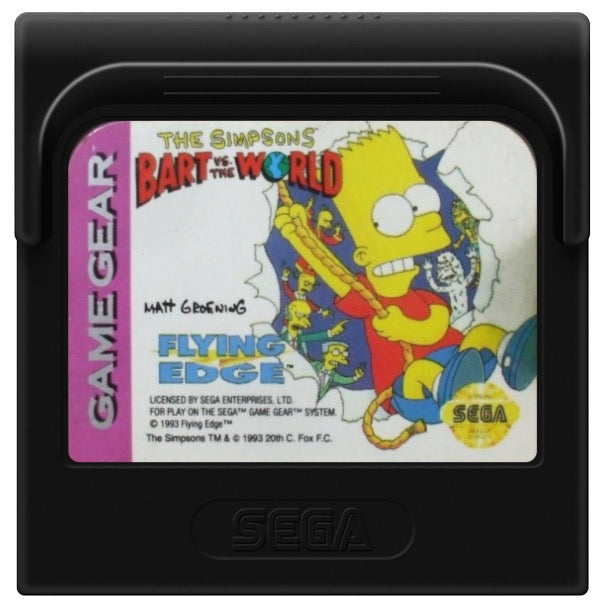 The Simpsons Bart vs the World Cartridge