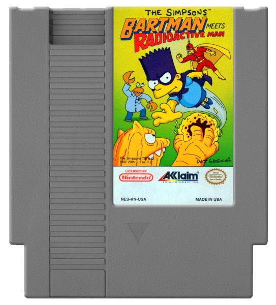 The Simpsons Bartman Meets Radioactive Man Cover Art and Product Photo