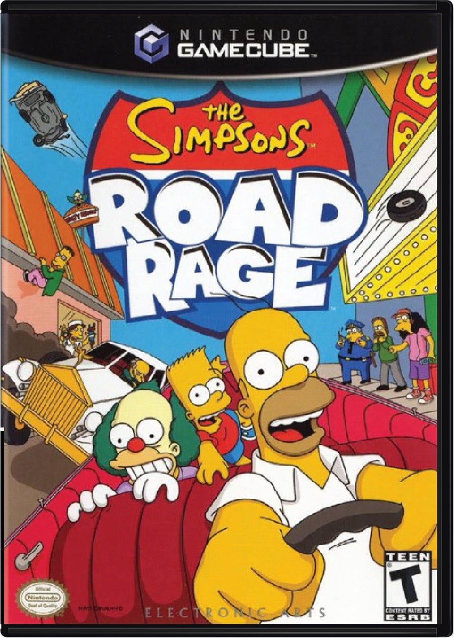 The Simpsons Road Rage Cover Art and Product Photo