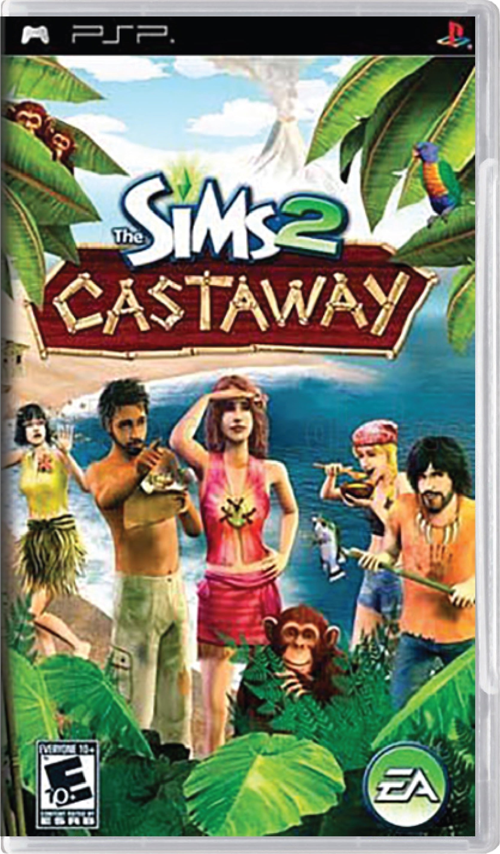 The Sims 2 Castaway Cover Art