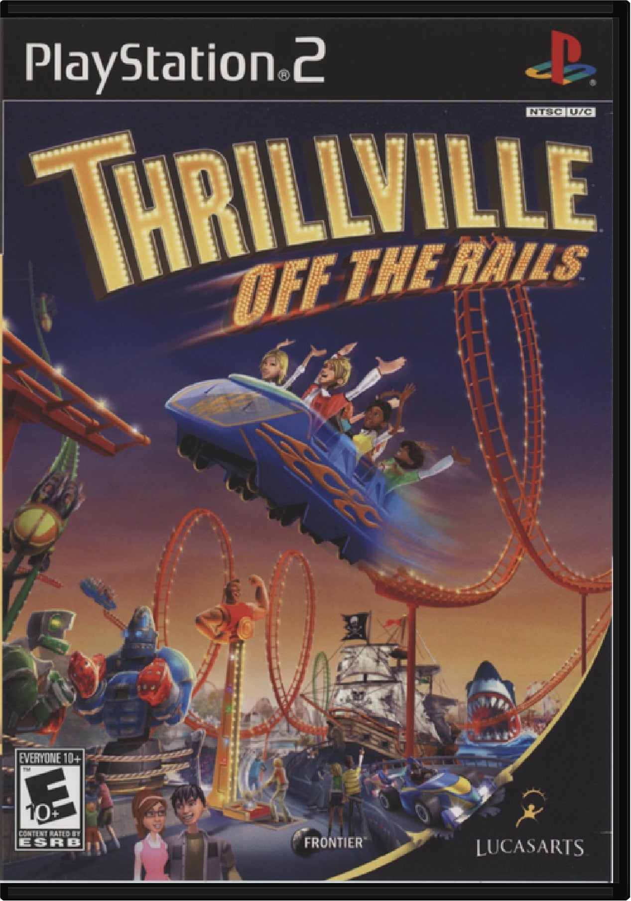 Thrillville Off The Rails Cover Art and Product Photo