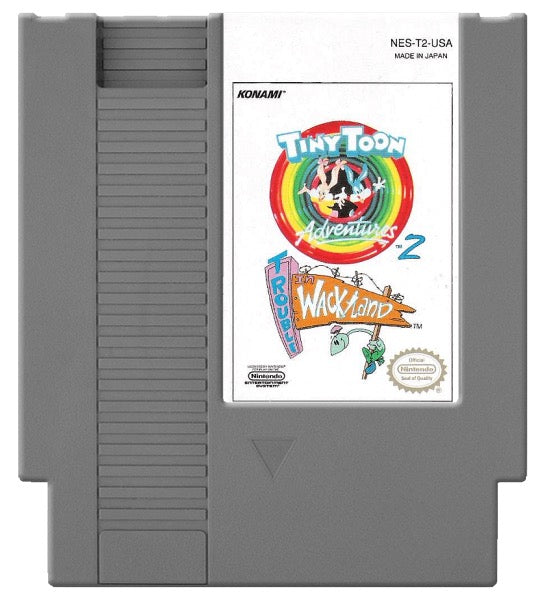Tiny Toon Adventures 2 Trouble in Wackyland Cover Art and Product Photo