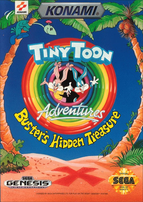 Tiny Toon Adventures Buster's Hidden Treasure Cover Art