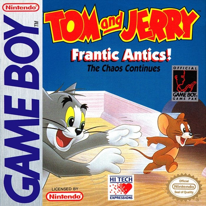 Tom and Jerry Frantic Antics Cover Art